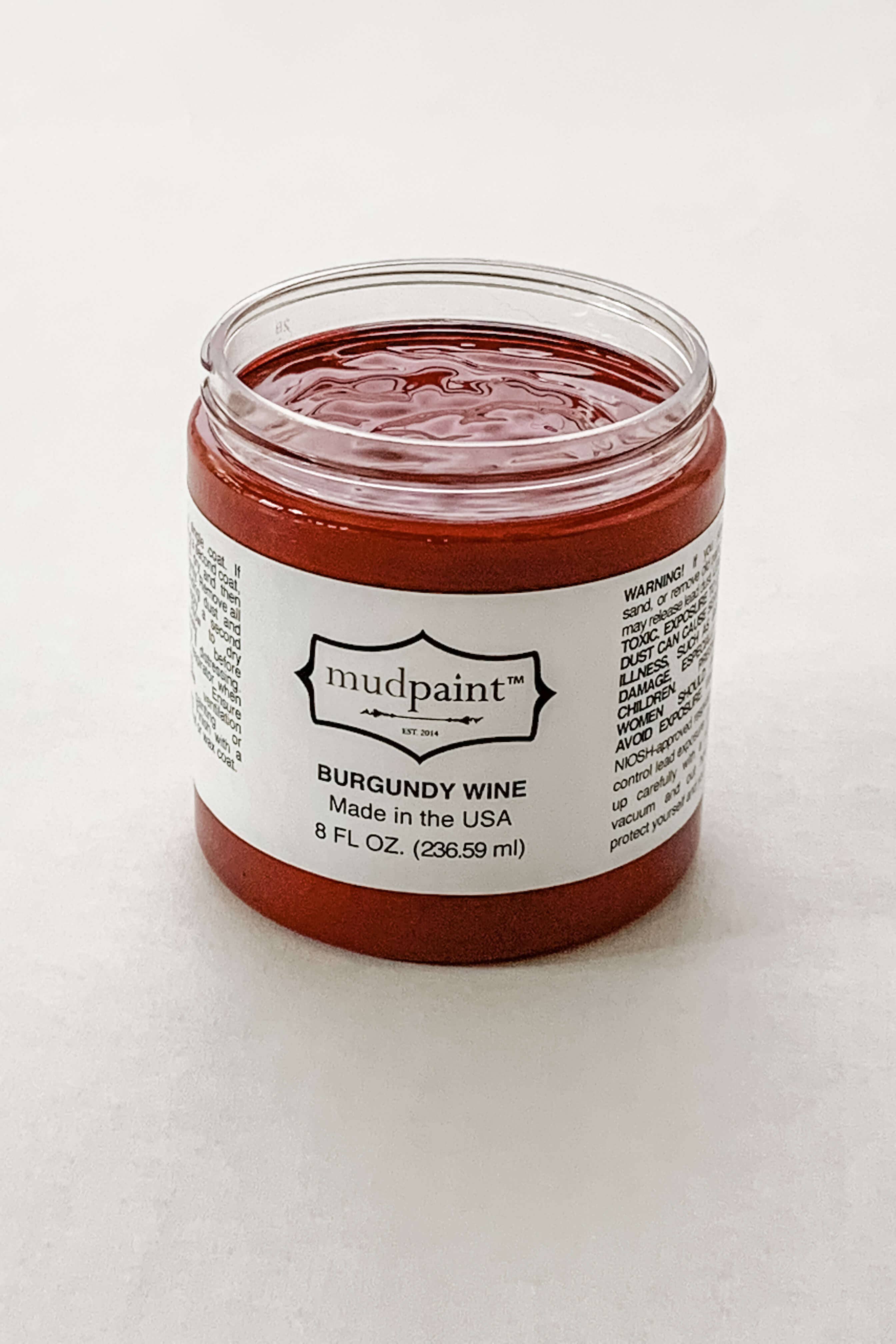 MudPaint - Wholesale Paint Set - Burgundy Wine- MudPaint Clay Furniture Paint10