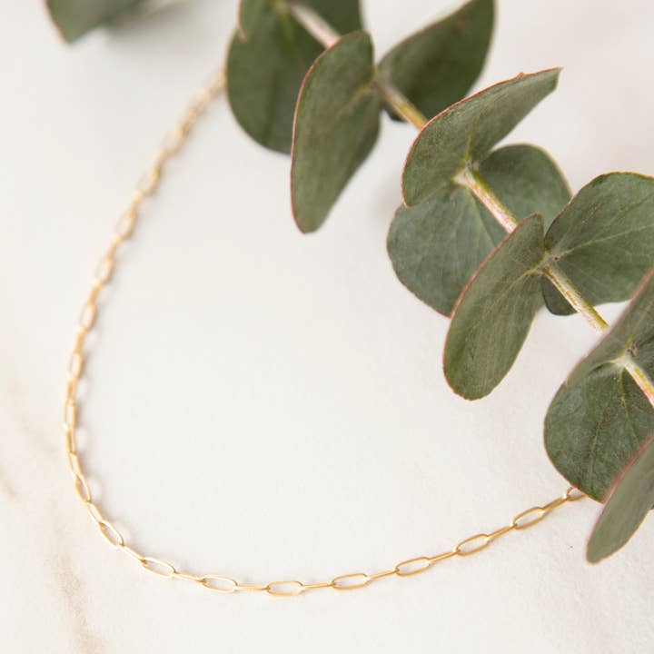 X Small Paperclip Chain for wholesale by Stowaway Jewelry