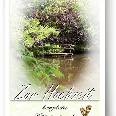 Boda/Tarjeta de felicitación/719017 para venta al por mayor de Yabué