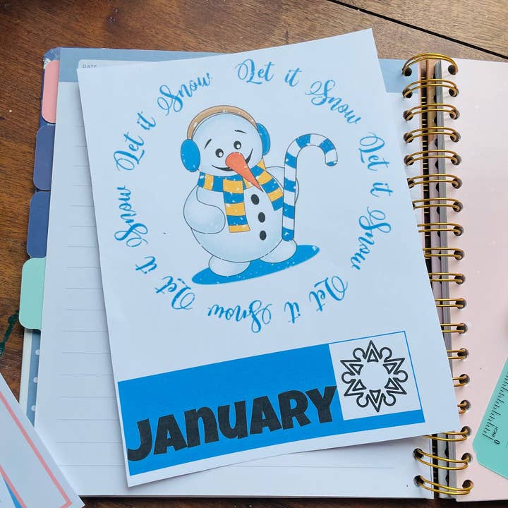 LuvinbyJessica.etsy.com – wholesale Sticker – Christmas Stickers Planner Stickers January