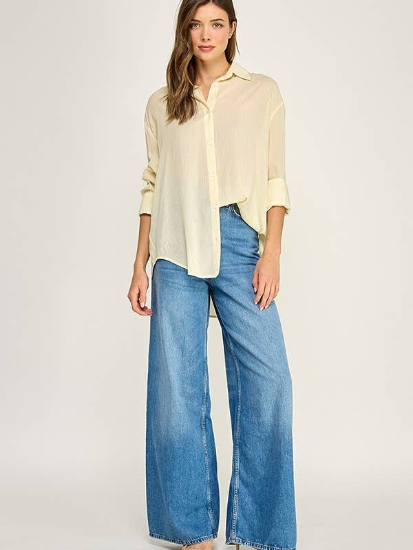 OVERSIZE STRIPED SHIRT
for wholesale by Miss Love