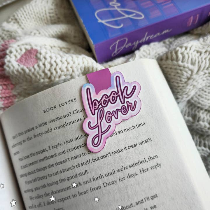Book Lover Sunset Sky Magnetic Bookmark for wholesale by Like Starlight Studio