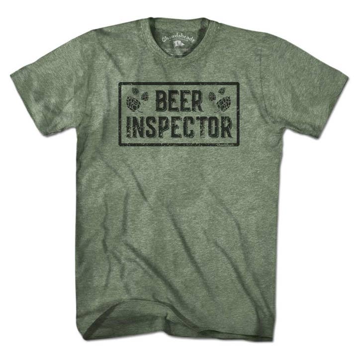 Beer Inspector T-Shirt for wholesale by Chowdaheadz