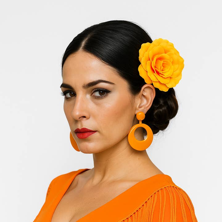 Wild & Free - Wholesale Hair Accessories Set - Women's - Flamenco Hair Flower from Seville0