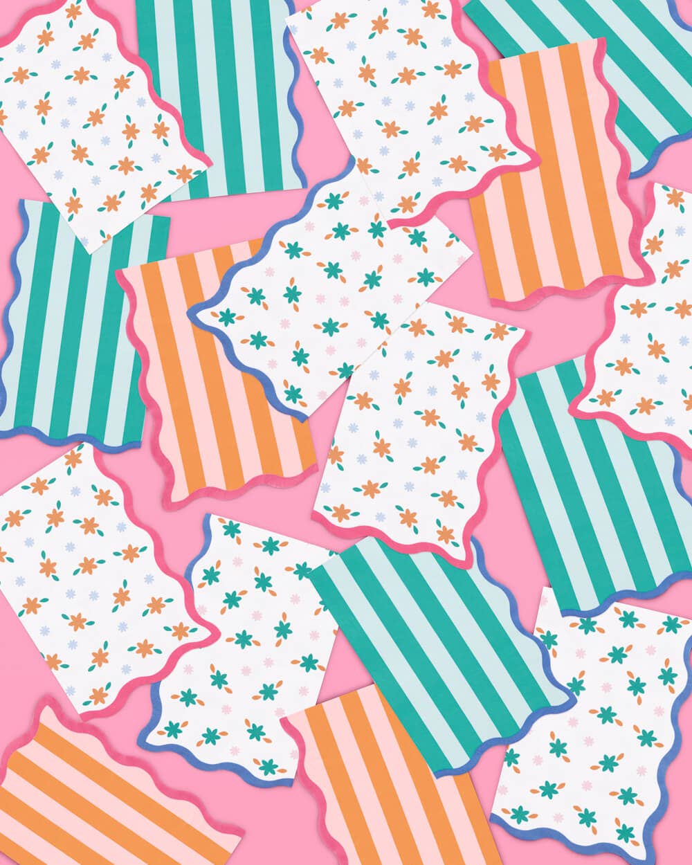 xo, Fetti - Wholesale Disposable Napkin - Italian Summer Napkins, Bachelorette, Birthday Supplies3