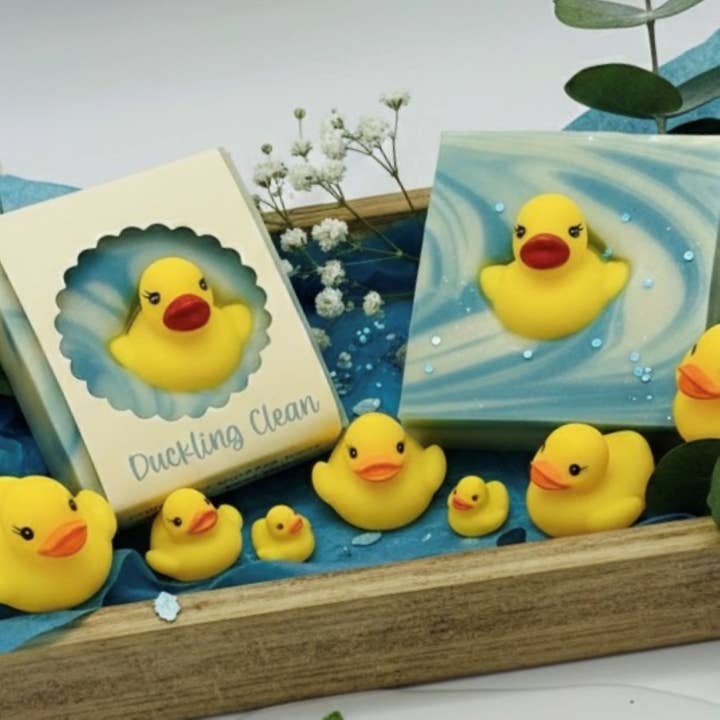 SARATOGA SOAP COMPANY - Wholesale Bar Soap - Duckling Clean Handmade Soap Bar for Kids NATURAL VEGAN6