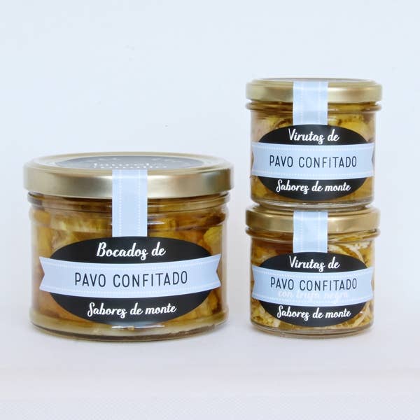 Tyrkiet confit-pakke for engroshandel hos Laurel y Tomillo