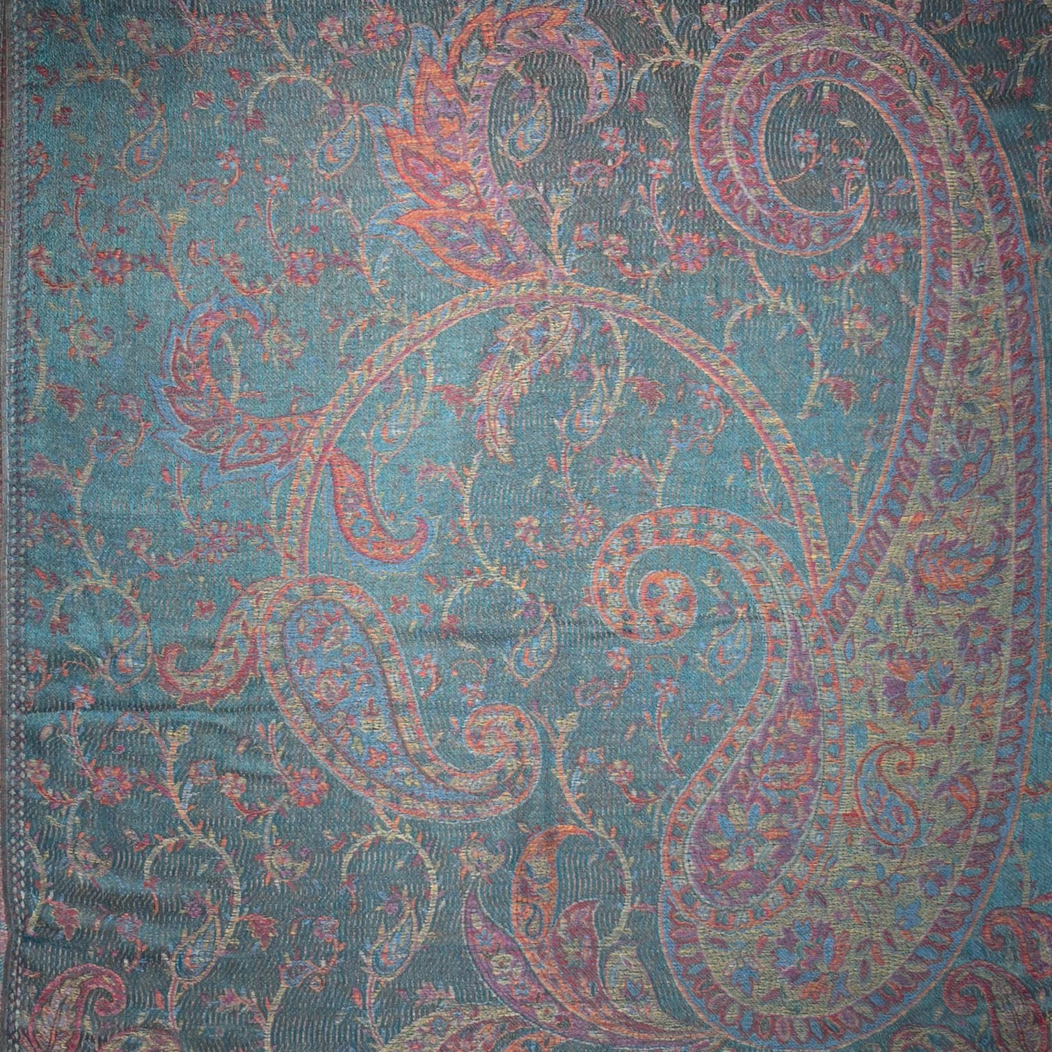 London Scarves - Vendita all'ingrosso Sciarpa - Donna - Pashmina jacquard con stampa paisley e frange8