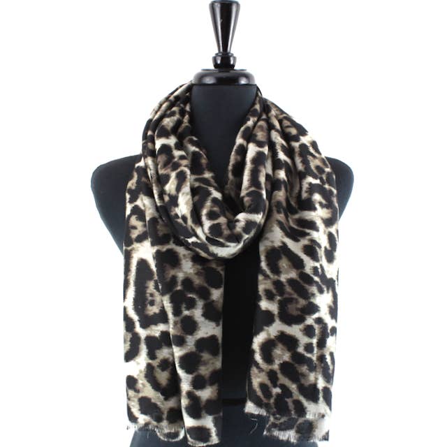 Pretty Persuasions - Wholesale Scarf - Women's - S25212 Animal Print Lightweight Scarf6