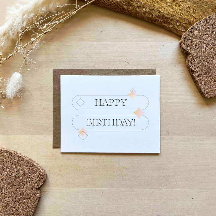Carte d'anniversaire céleste pour la vente par Toast Paper + Goods