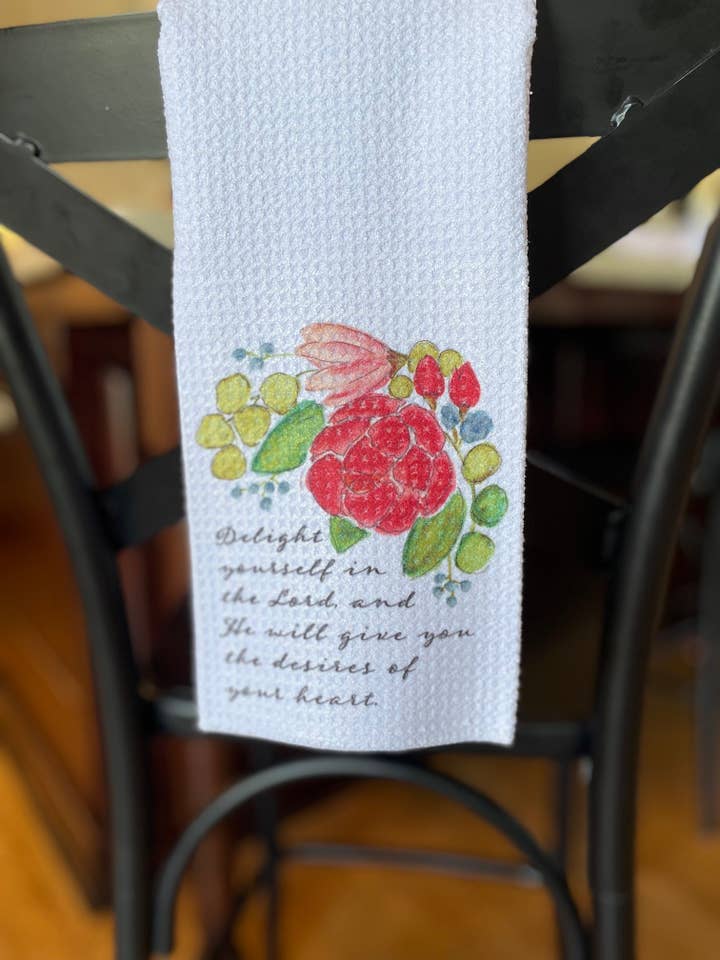 Delight Yourself Flowers Handtuch für den Großhandel von Krafty Inc