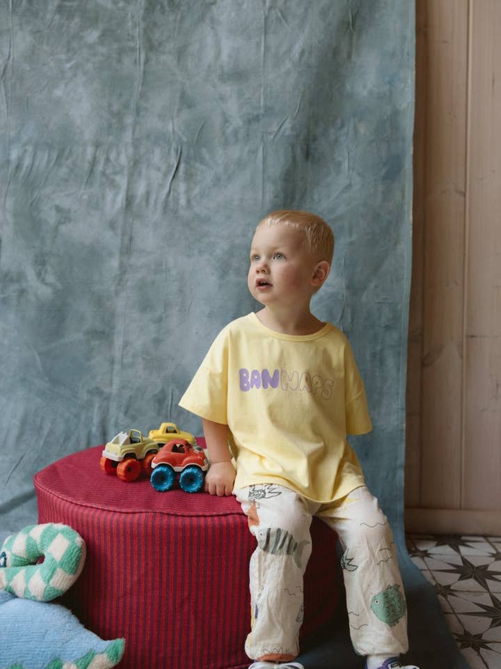 Dear Claiborne - Wholesale Screen Printed T-Shirt - Kids - Ban Naps Chill Tee7