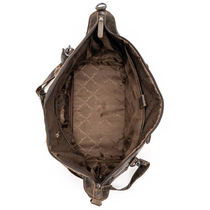 Greenwood Leather AU - Wholesale Weekender bag – men's - THE WEEKENDER DUFFLE BAG - BROWN GW12797BRN8