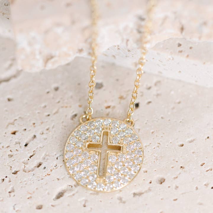 Radiant Cross Pendant for wholesale by Eby Ruth