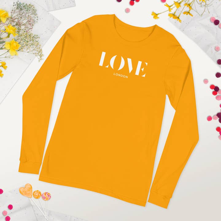 Jolly & Goode - Wholesale Screen Printed T-Shirt - Women's - Love London Long Sleeve Shirt20