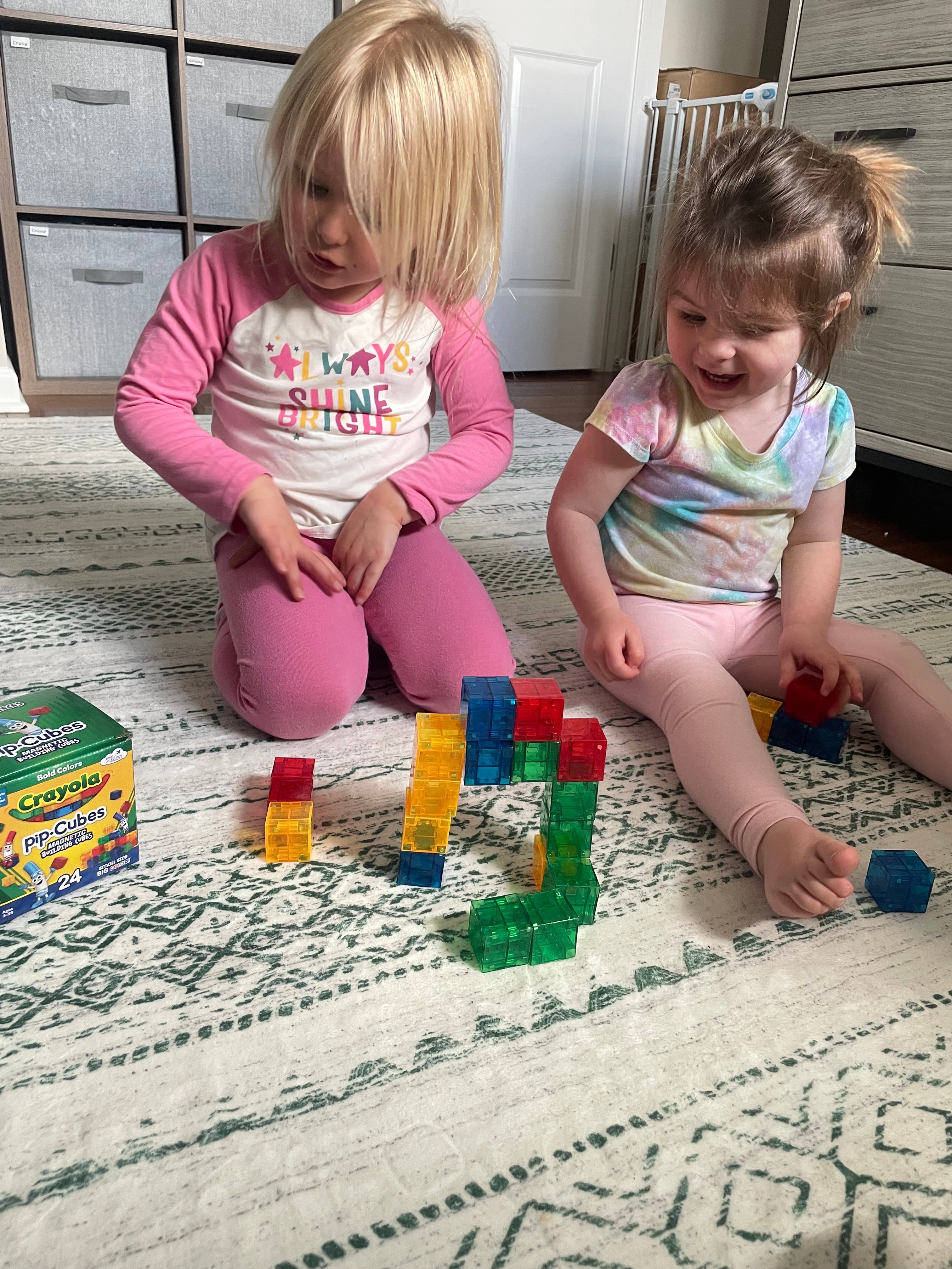 CreateOn - Wholesale Building Set - Kids - Crayola Bold PIP Magnetic Cubes 24pc3