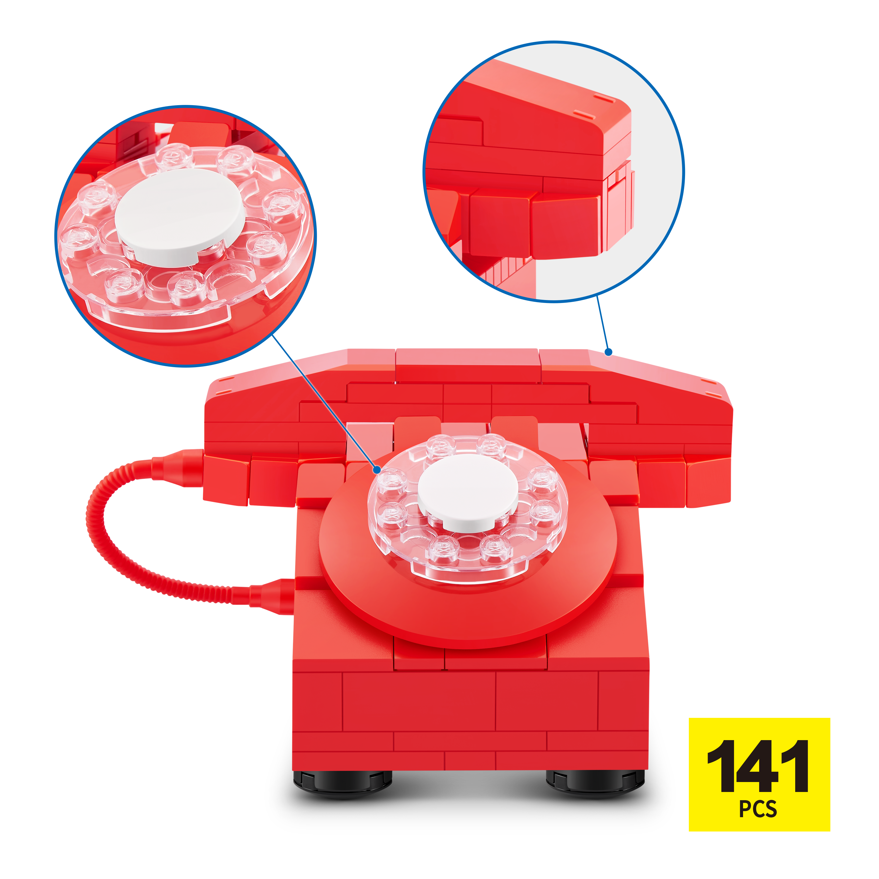 The Zoofy Group , LLC - Wholesale Build-a-Toy - Kids - ZURU MAX PREMIUM BRICKS RETRO CONSTRUCTION 15 PC PDQ3