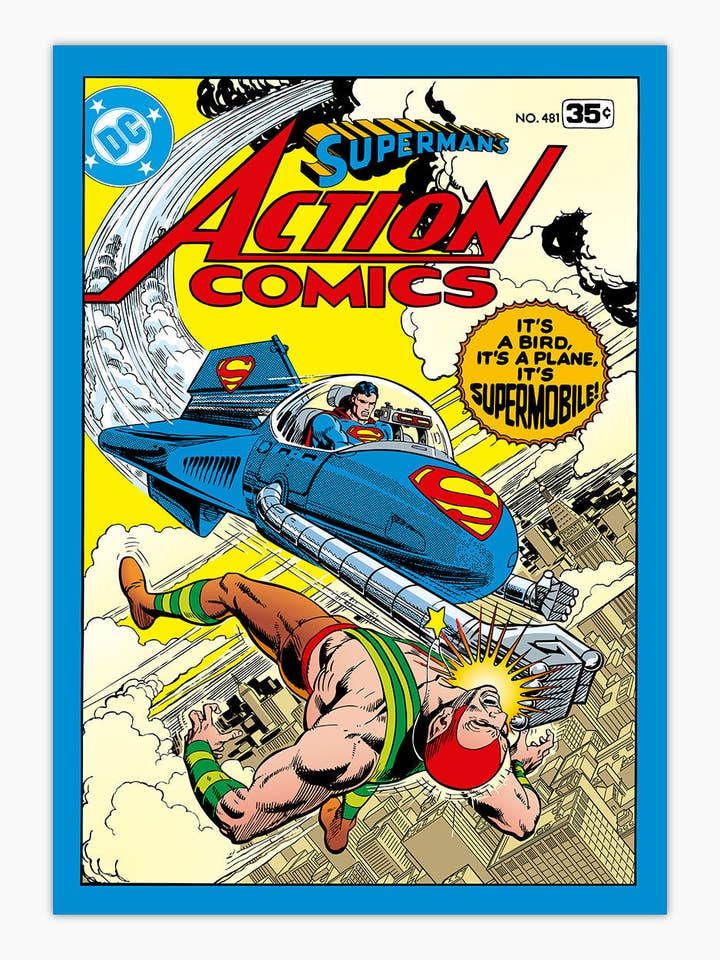 Superman Impressão de Arte Automóvel por atacado de Threadheads