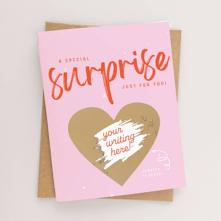 SO - A Special Surprise! - Scratch Off Card for wholesale by Curated for You Gifts