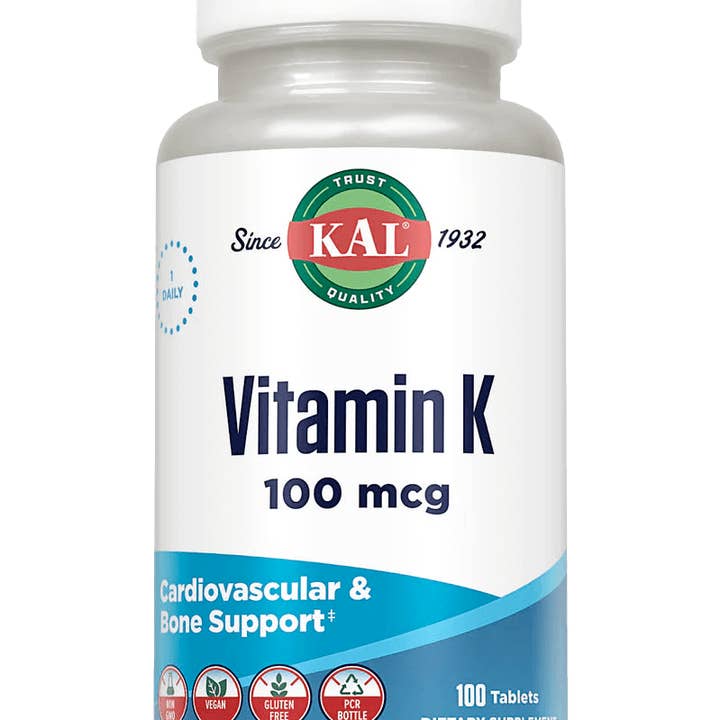 KAL - Wholesale Oral Supplement/Vitamin - Vitamin K Tablets 100 mcg0