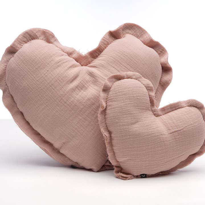 von Herzen – Großhandel Kissen – Kinder & Baby – MUSSELIN KISSEN "HERZ"1