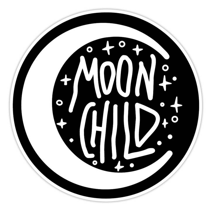Moon Child Sticker for wholesale by Kosmic Soul