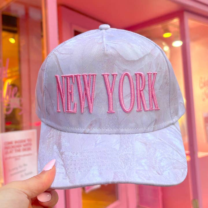 New York Camo Trucker Hat for wholesale by Colorful Natalie
