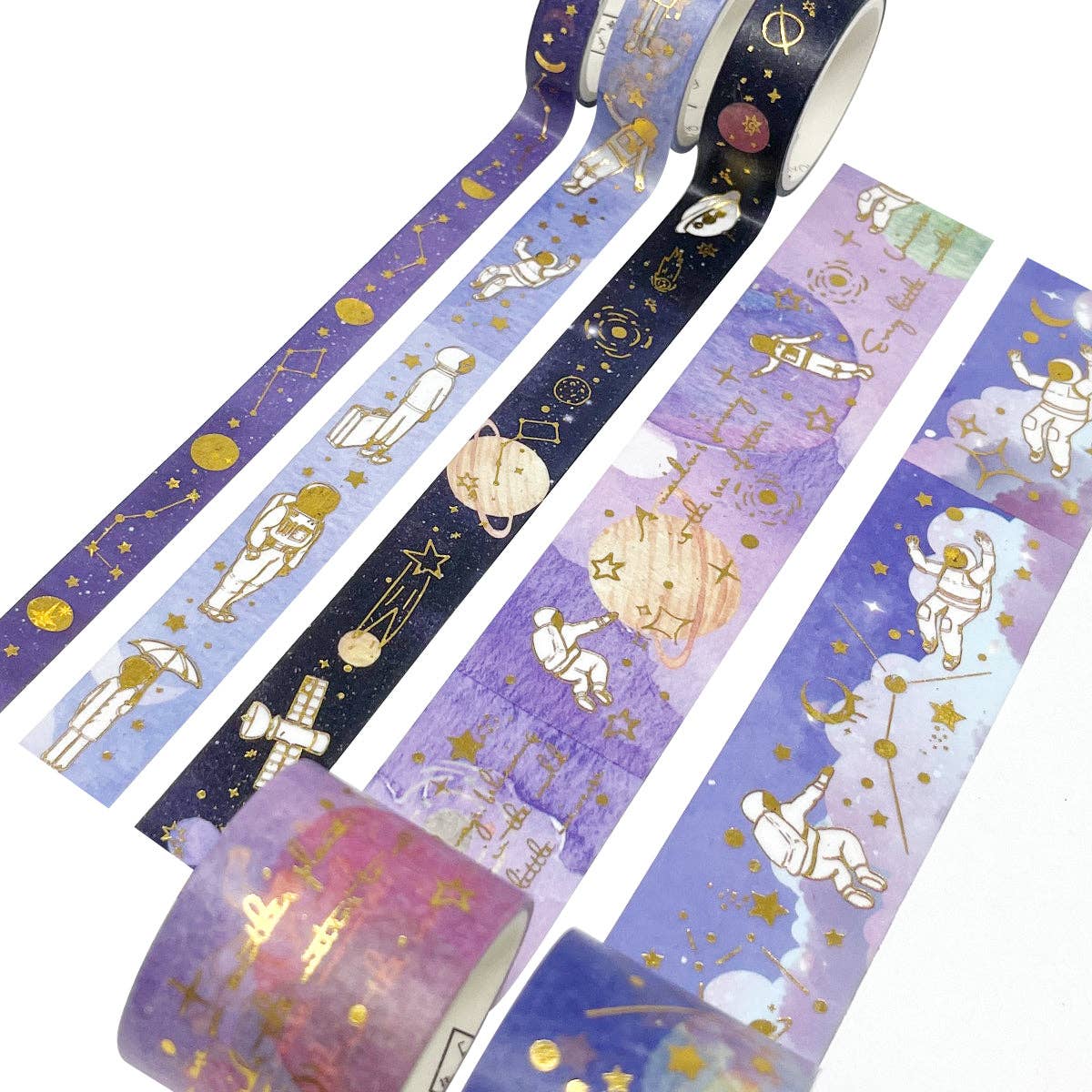 Wrapables.com - Wholesale Washi Tape - Wrapables Decorative Gold Foil Washi Tape and Sticker Set25