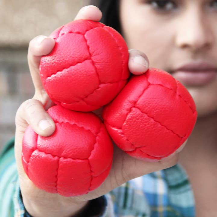 YoYoSam Wholesale - Wholesale Sportieve accessoires - Zeekio Galaxy Jongleerballen - Premium 12 Panelen Echt Leren Ballen - 130g - 67mm - Set van 3 Zeekio14