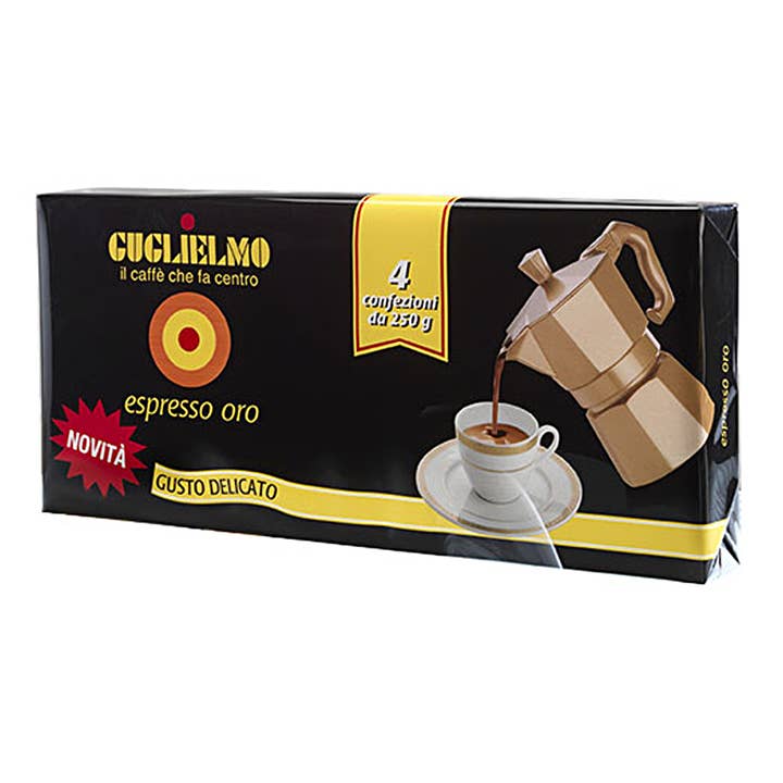 Calabria da Gustare - Wholesale Instant Coffee/Espresso - Guglielmo Coffee - Espresso Oro (ground 250x4 g)