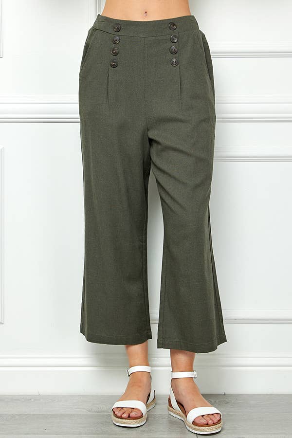 Veracci - Venta al por mayor Pantalones - Mujer - Pantalones cortos marineros de lino20