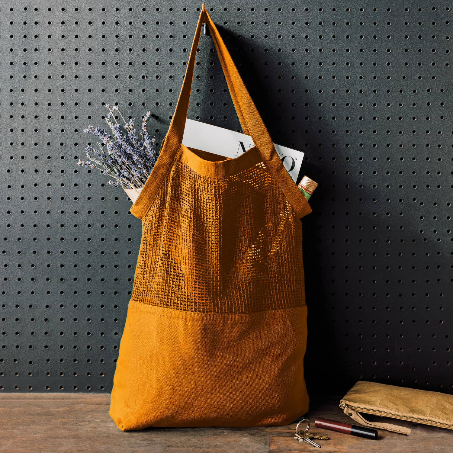 Danica Heirloom - Wholesale Tote Bag - Women's - Ochre Mercado Tote Bag2