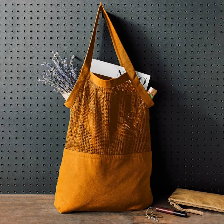 Danica Heirloom - Wholesale Tote Bag - Women's - Ochre Mercado Tote Bag2