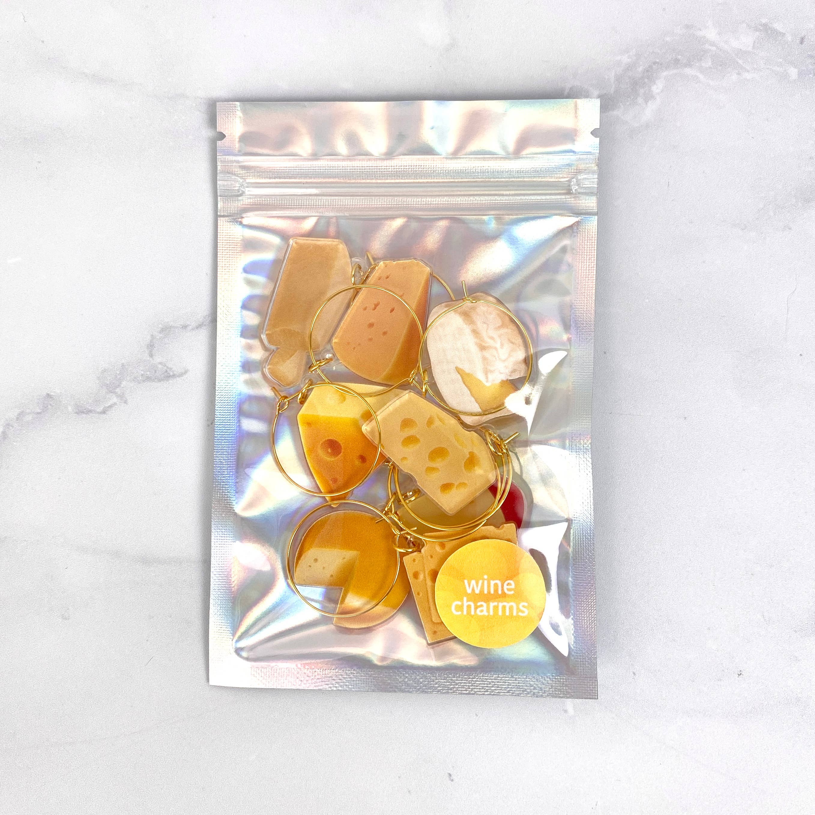 Atomic Kraftworks - Wholesale Wine Charm - Cheese Wine Charms2