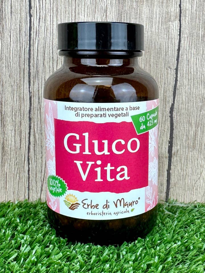 Gluco Vita Nahrungsergänzungsmittel in Kapseln für den Großhandel von Erbe di Mauro