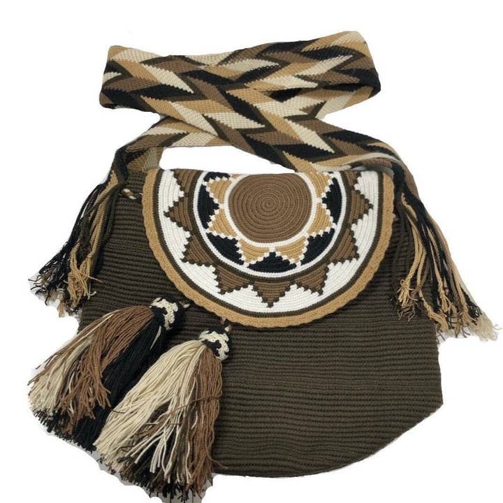 Colorful 4U – wholesale Axelväska - Dam – Färgglada virkade väskor med lock3