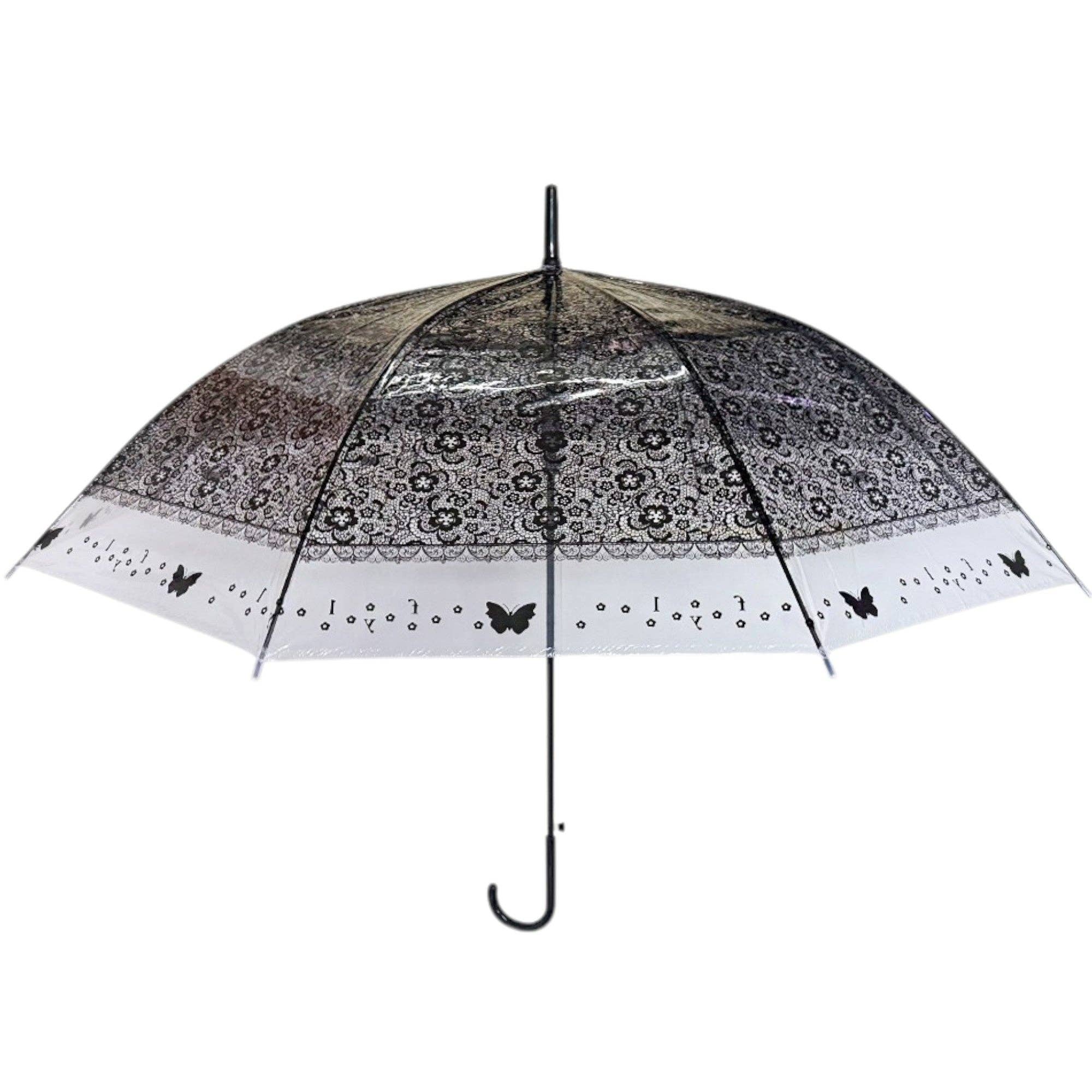 ASSORTED Butterfly Transparent Clear Umbrella UM1109-5 (12PC) for wholesale on Faire1