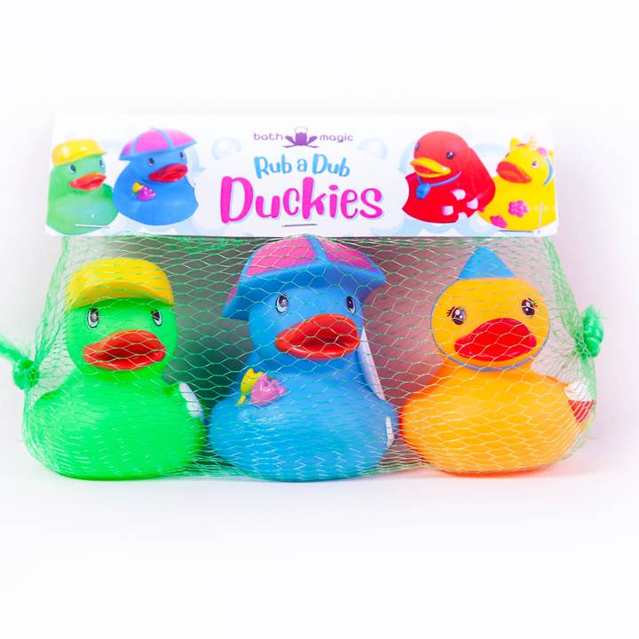 FiZZLeS Rub a Dub Duckies - Floating Bath Ducks 3 Piece for wholesale by Firefox Toys