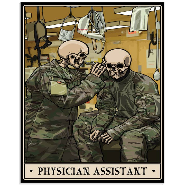 Impresión en acrílico de asistente médico para venta al por mayor de Platoon Daddy LLC