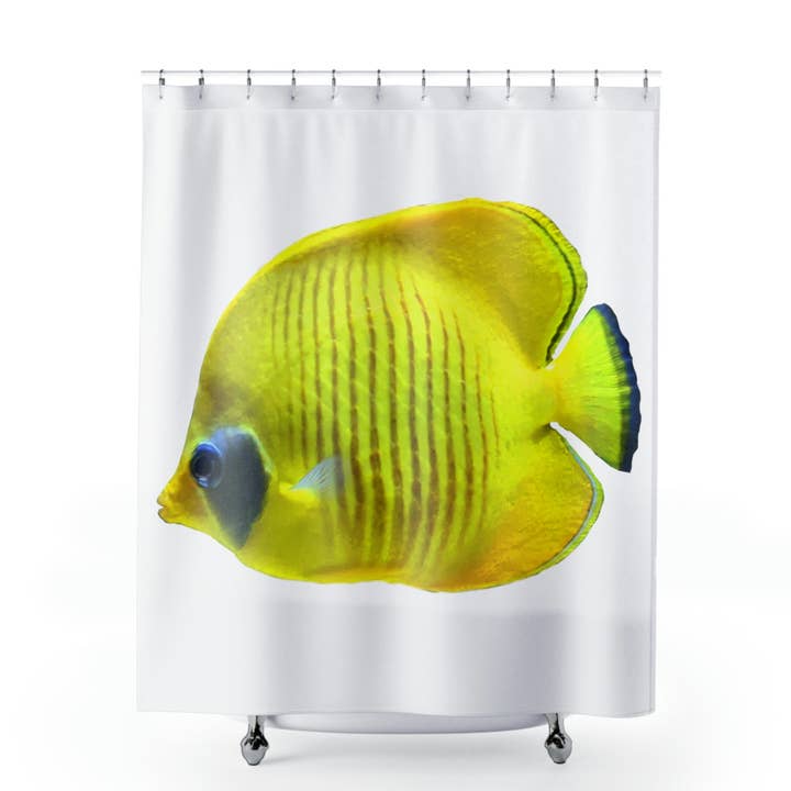Marick Booster – wholesale Shower curtain – Yellow Fish Shower Curtains0