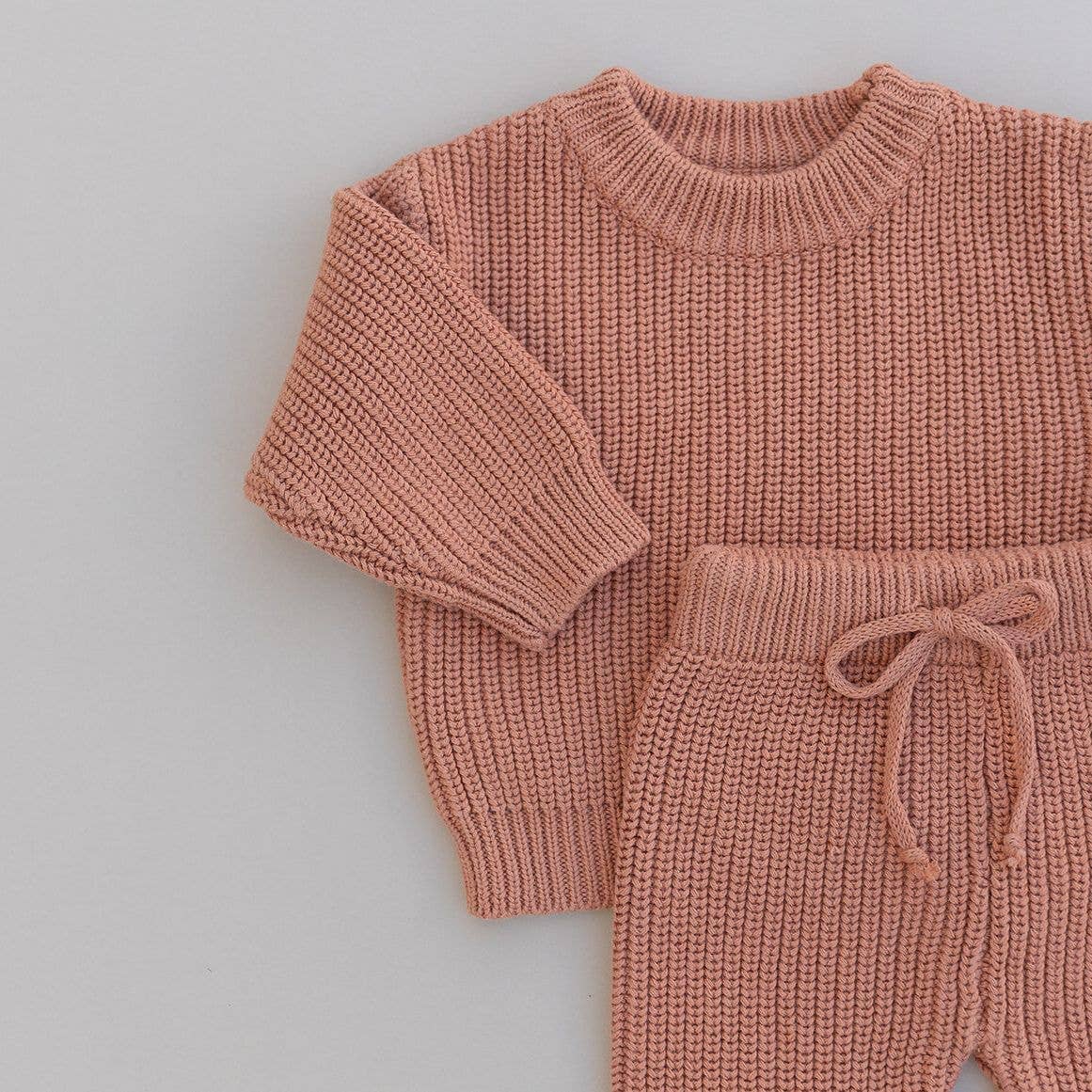 Arbor Cove - Wholesale Top & Pant Set - Baby - Chunky Knit Sweater Set1