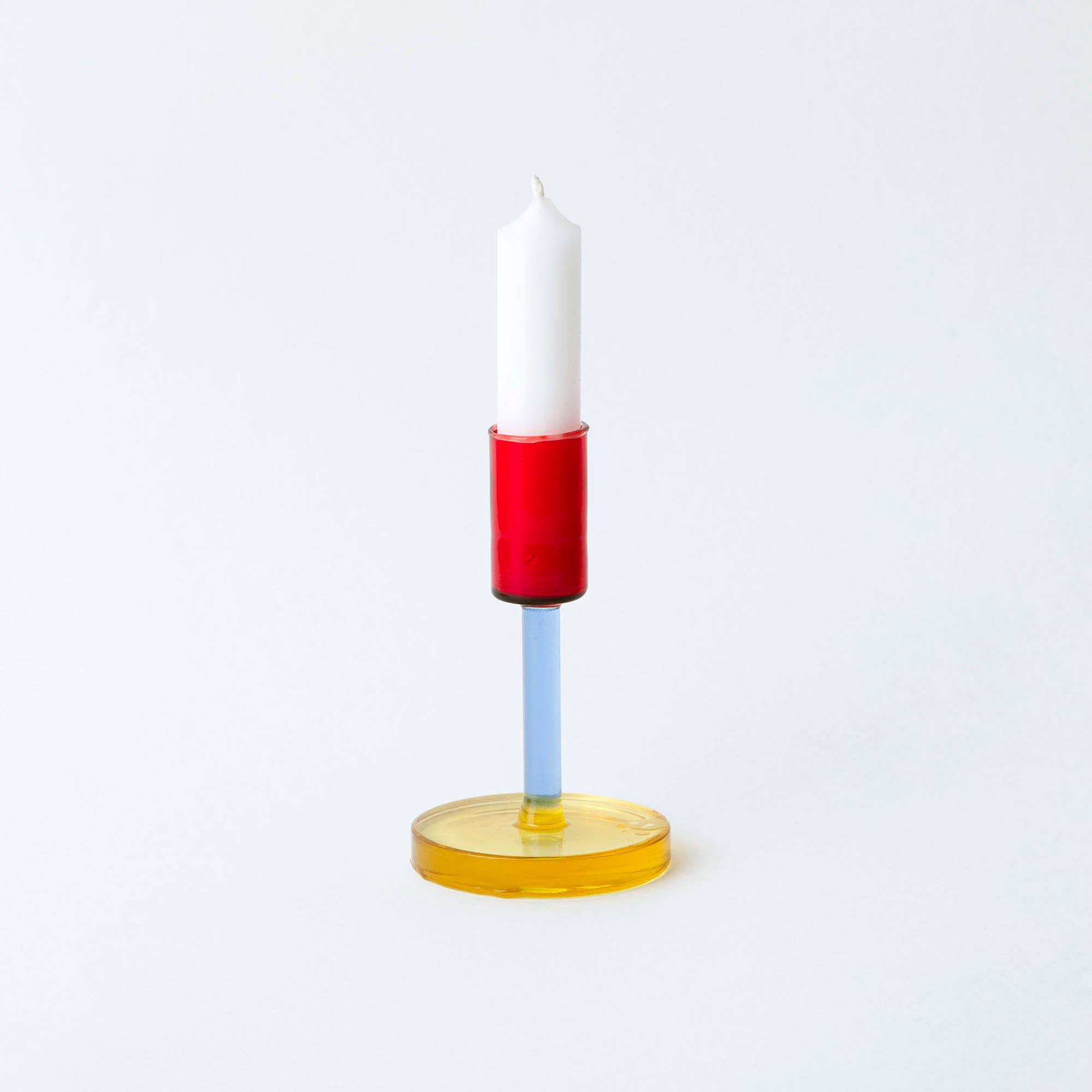 Block Design – Großhandel Kerzenhalter – Glas-Kerzenhalter in Mittelgröße – Zweifarbige Ausführung1