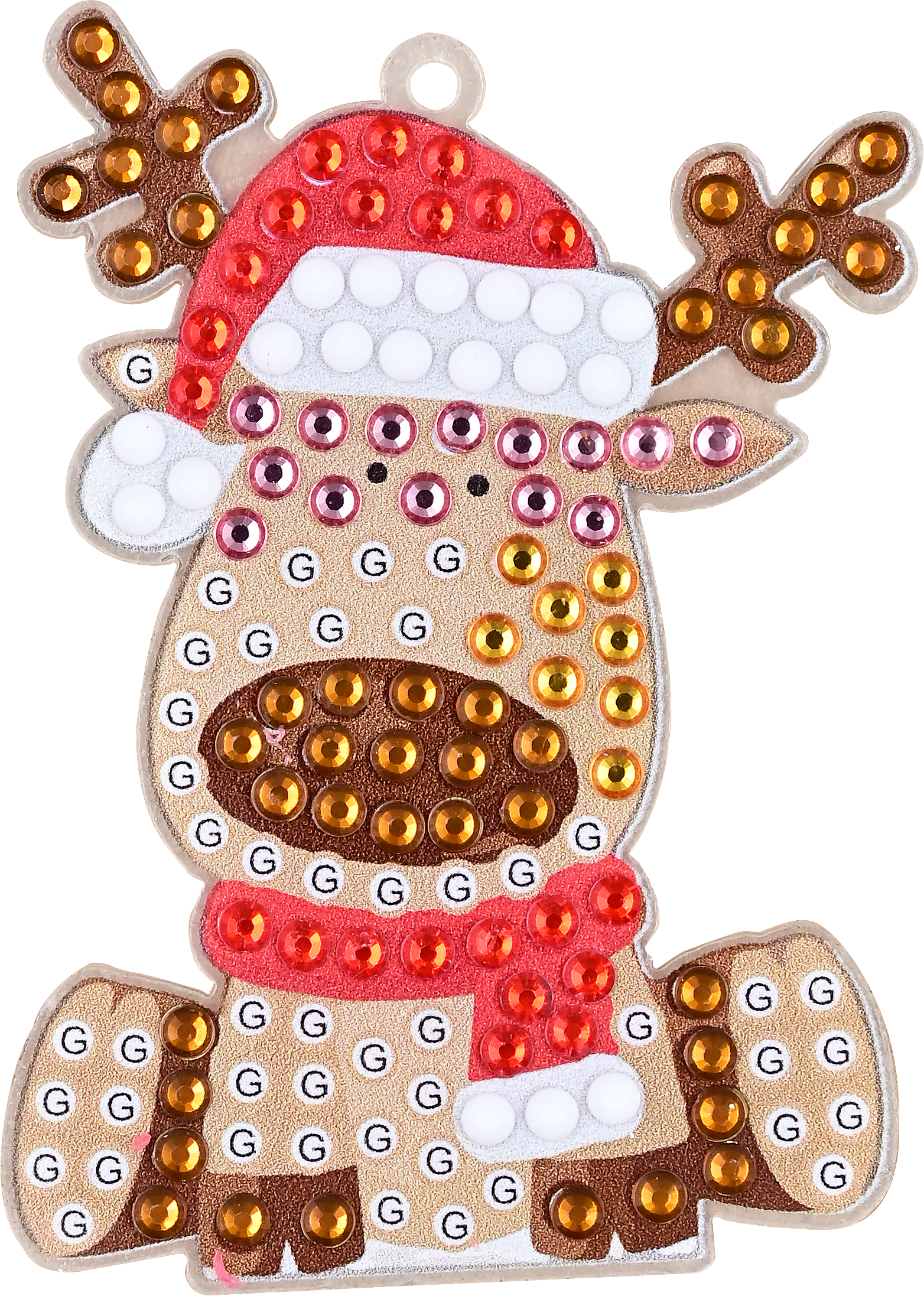 Peter Pauper Press - Vente Kit de bricolage – enfant - Kit de décorations de Noël Big Gem Painting5