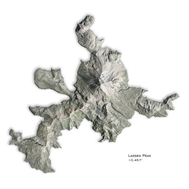 Lassen Peak for wholesale by Map Your Adventure