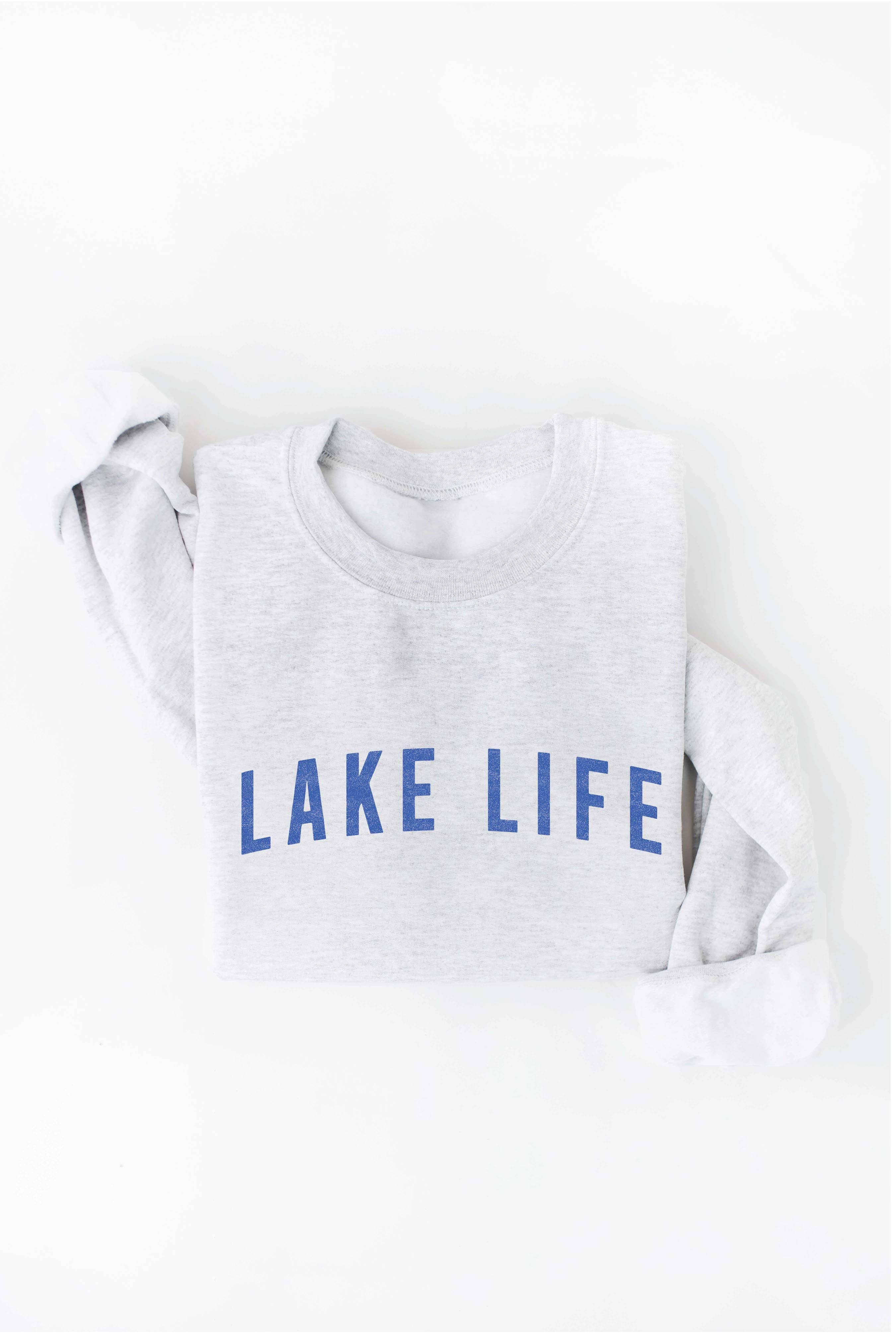 OAT COLLECTIVE - Wholesale Graphic Sweatshirt - Women's - LAKE LIFE Graphic Sweatshirt5
