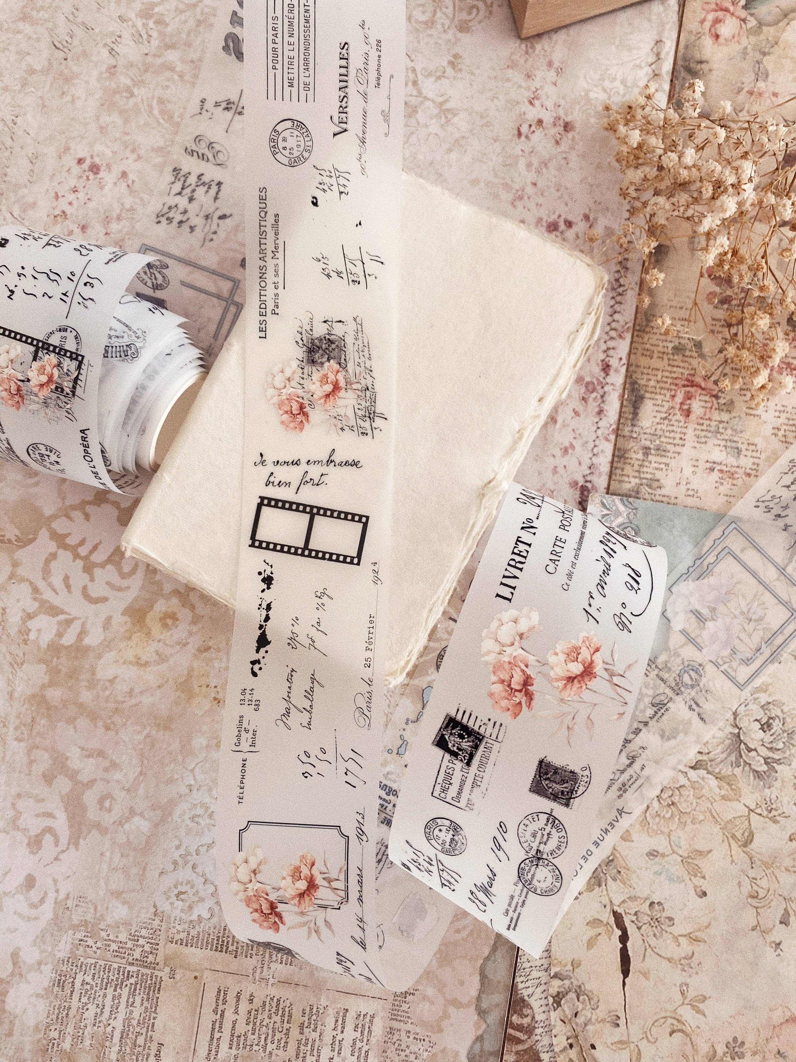 Chapteries - Wholesale Washi Tape - PET tape - Vintage peony11