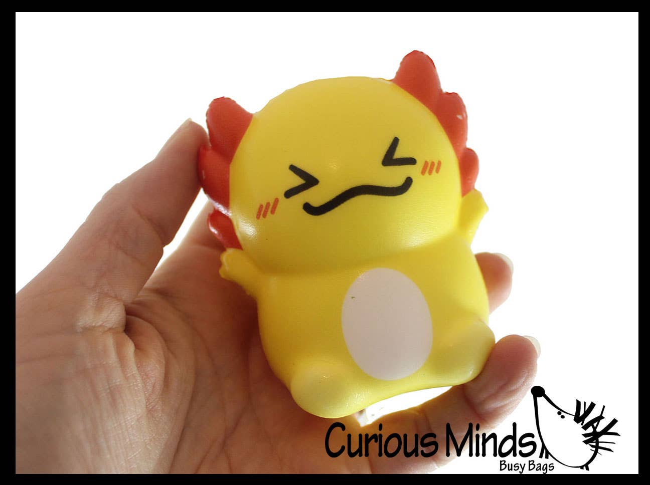 Curious Minds Toys – wholesale Squishy toy – Kids & Baby – 1 Small 3.25" Axolotl Slow Rise Squishy Toys - Memory Foam7