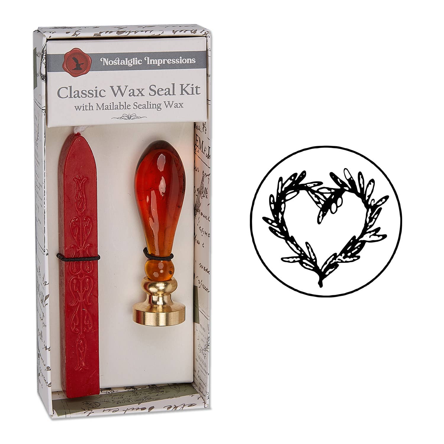 Freund Mayer & Co. - Wholesale Sealing Wax - Murano Glass handle Wax Seal Kits-12 popular symbols2