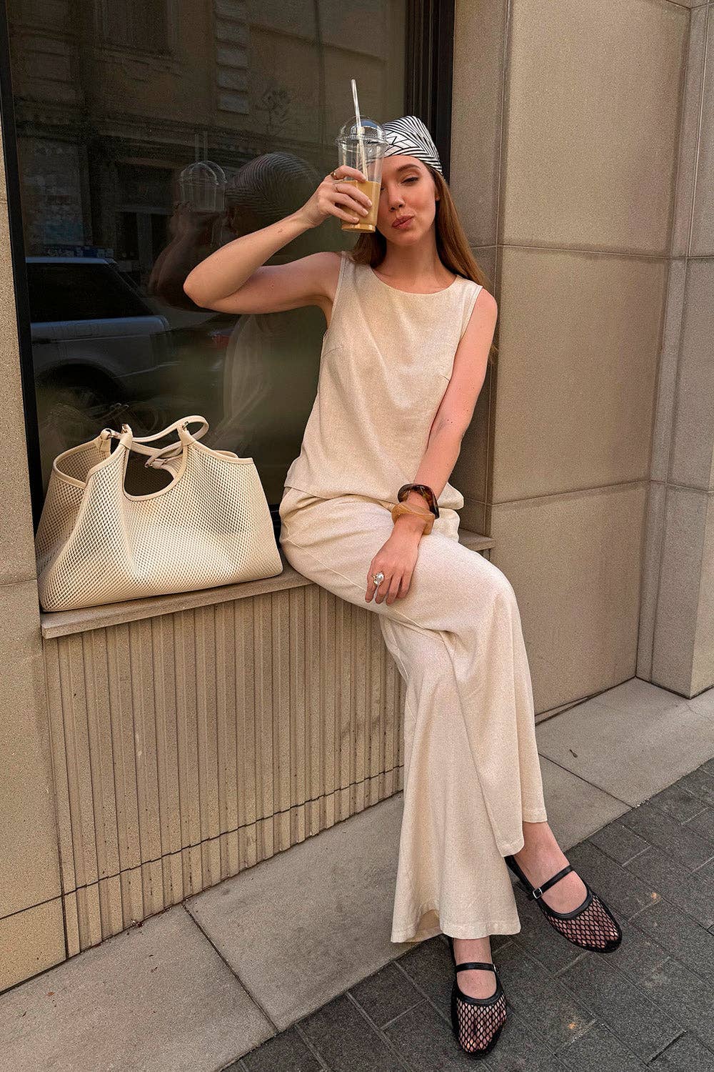 Azuri Fashion Group - Wholesale Blouse - Women's - Linen top with slits1