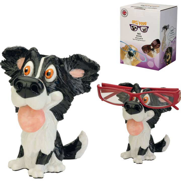 Estatueta Porta-Vidros Decorativos Ornamentais Border Collie por atacado de Opti Paws